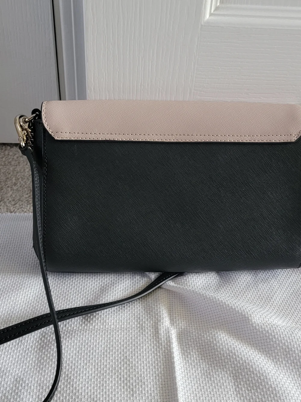 Kate Spade Two-Tone Pink and Black Crossbody Bag